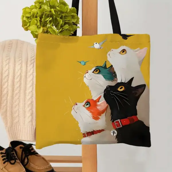 Geschenke für Katzenliebhaber: Tragetasche mit Katzenmotiv