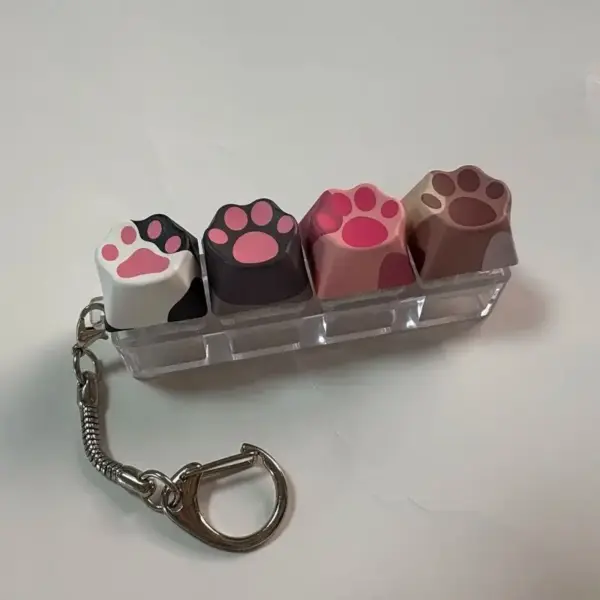 Geschenke für Katzenliebhaber: Anhänger mit vier Pfotentasten – Bild 2