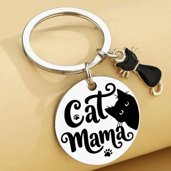 Geschenke für Katzenliebhaber: Schlüsselanhänger Cat Mama – Bild 2