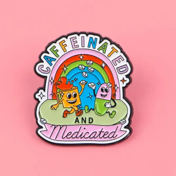 Geschenke für Katzenliebhaber: Emaille-Pins mit Kaffee-Motiven – Bild 4