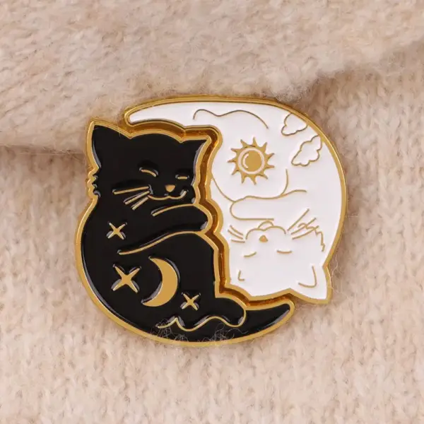 Geschenke für Katzenliebhaber: Katzen-Pins, viele Motive – Bild 3