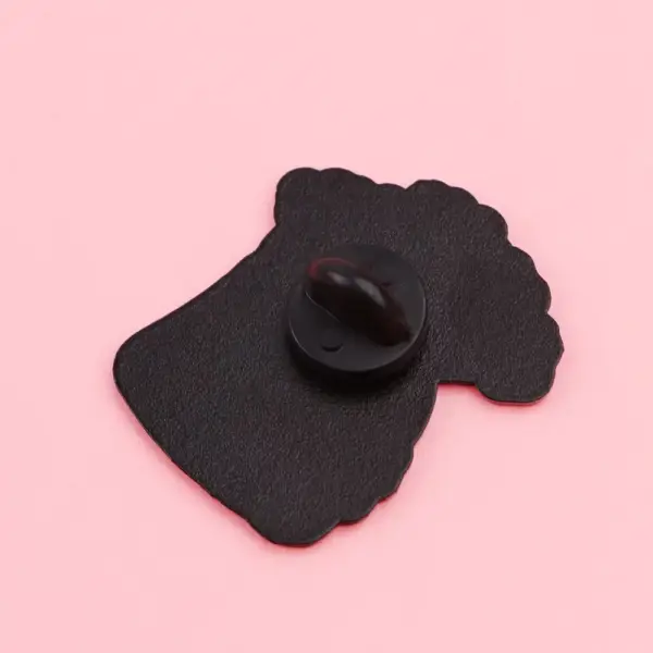 Geschenke für Katzenliebhaber: Emaille-Pin Katze mit Sprechblase – Bild 3
