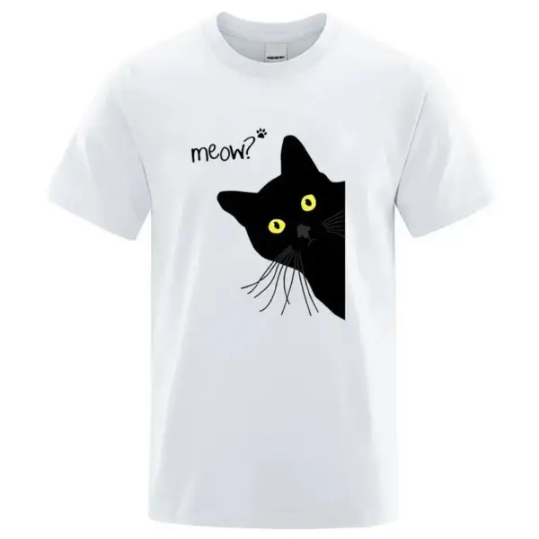 Geschenke für Katzenliebhaber: Herren T-Shirt mit Katzenmotiv – Bild 4