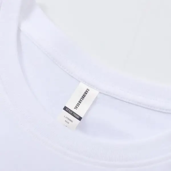 Damen T-Shirt aus Baumwolle mit kleinen Katzen, Rundhals – Bild 3