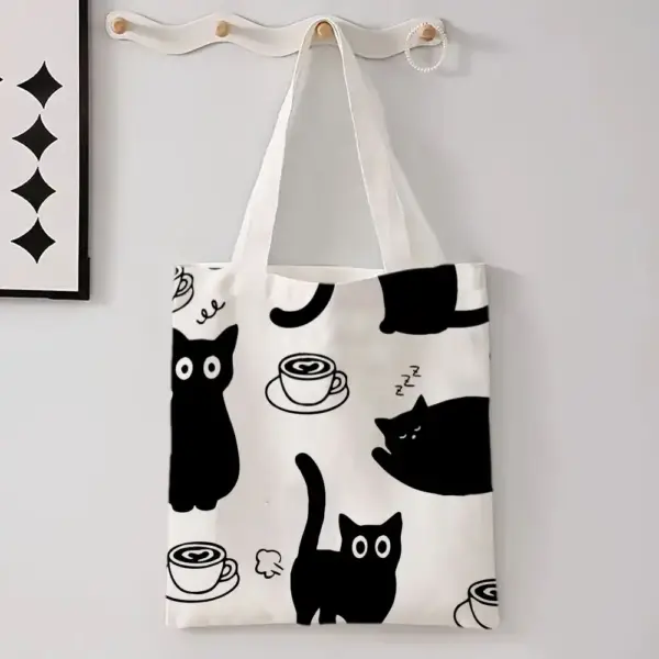 Geschenke für Katzenliebhaber: Stofftasche mit Katzenmotiv – Bild 5