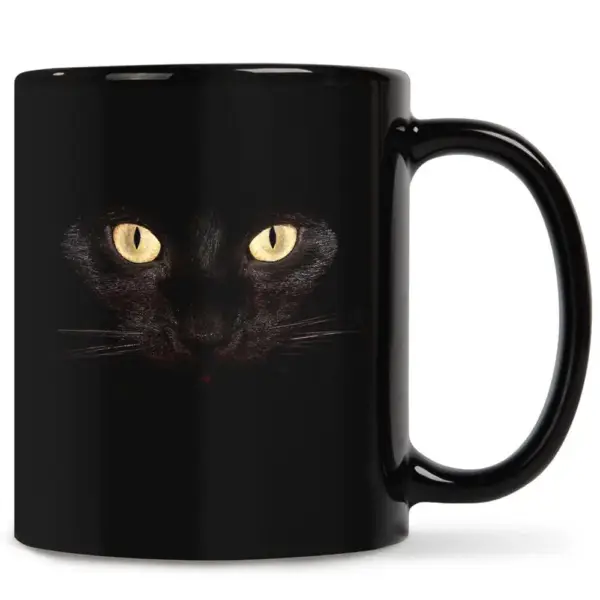 Geschenke für Katzenliebhaber: Keramiktasse mit Katzenaugen