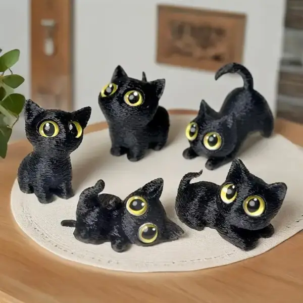 Geschenke für Katzenliebhaber: Mini-Katzenfiguren, Deko – Bild 4
