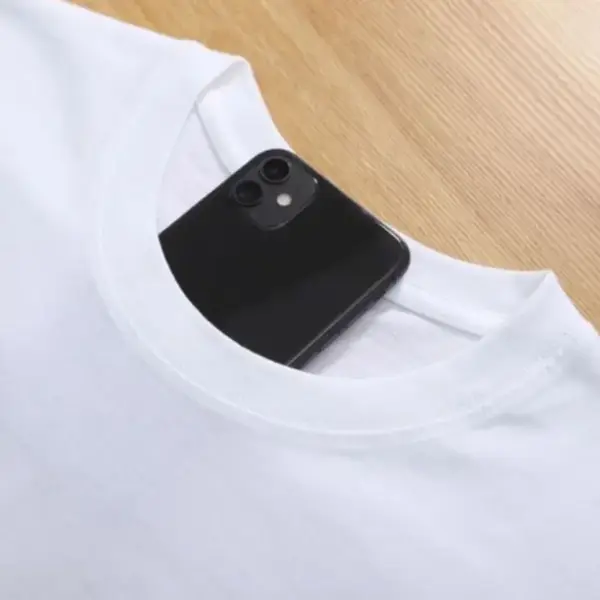 Geschenk für Katzenliebhaber: T-Shirt mit Katzenkopf, Schwarz – Bild 3
