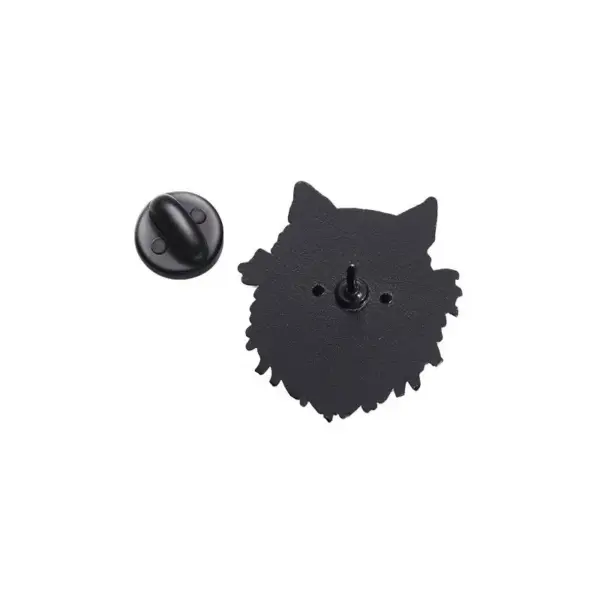 Geschenk für Katzenliebhaber: Pin „Mother of Cats“, Schwarz – Bild 3
