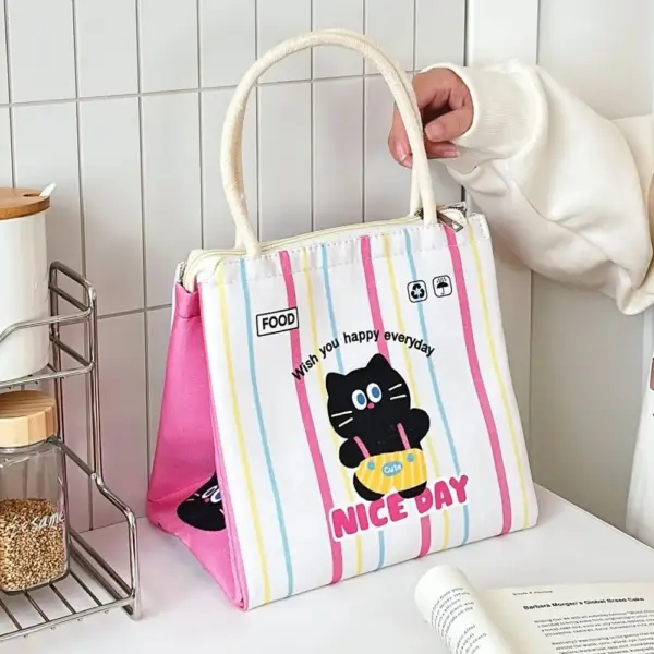 Geschenke für Katzenliebhaber: Lunchtasche mit Katzenmotiv