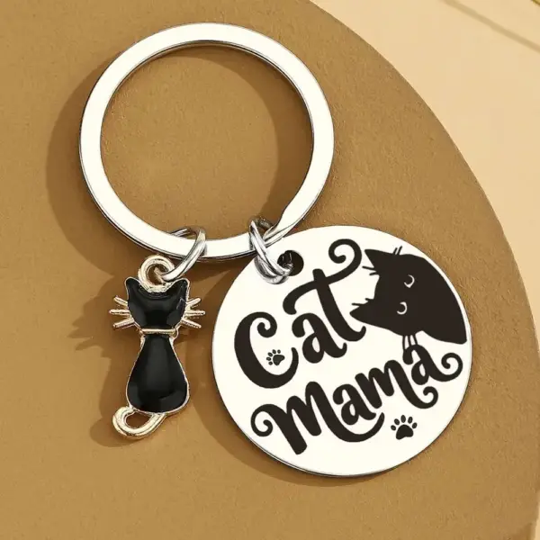 Geschenke für Katzenliebhaber: Schlüsselanhänger Cat Mama – Bild 3