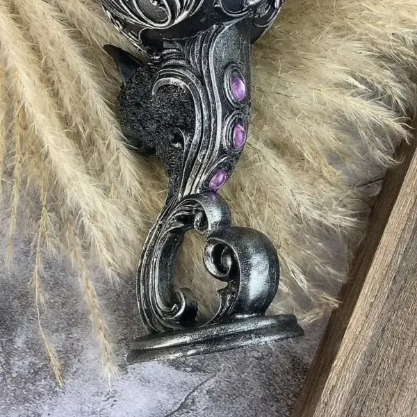 Geschenke für Katzenliebhaber: Pokal mit Katzenfigur am Stiel – Bild 3