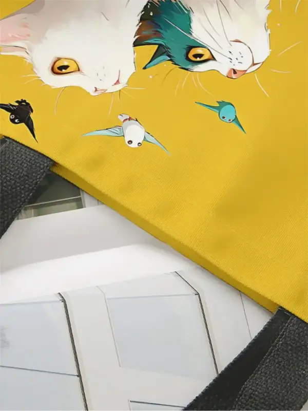 Geschenke für Katzenliebhaber: Tragetasche Katzen und Vögel – Bild 5
