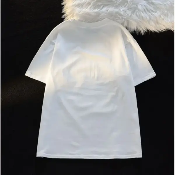Geschenke für Katzenliebhaber: T-Shirt mit Katzenstapel hinten – Bild 5
