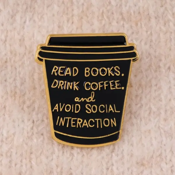 Geschenke für Katzenliebhaber: Emaille-Pins mit Kaffee-Motiven – Bild 6