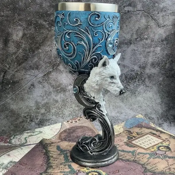 Geschenke für Katzenliebhaber: Pokal mit Katzenfigur am Stiel – Bild 7