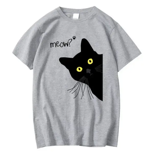 Geschenke für Katzenliebhaber: Herren T-Shirt mit Katzenmotiv – Bild 11