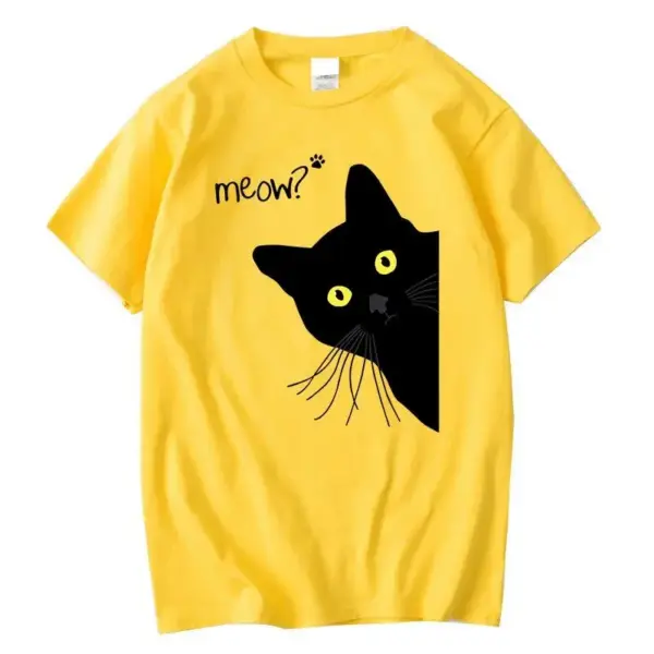 Geschenke für Katzenliebhaber: Herren T-Shirt mit Katzenmotiv – Bild 10
