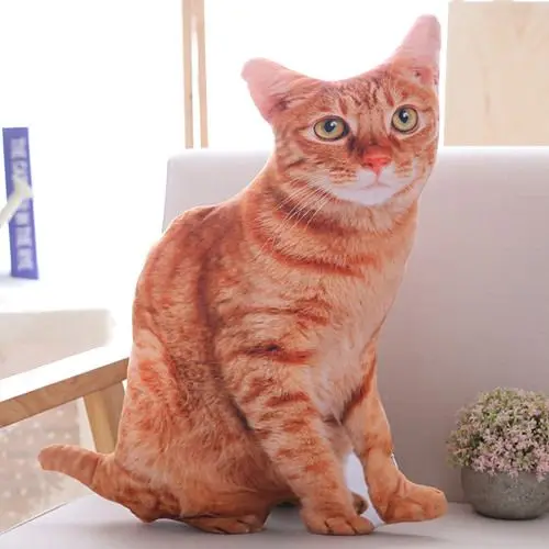 Geschenke für Katzenliebhaber: Kissen in Katzenform, sitzend – Bild 9