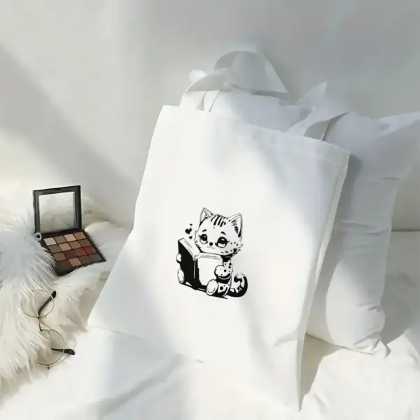 Geschenke für Katzenliebhaber: Stofftasche mit Katzenmotiv – Bild 11