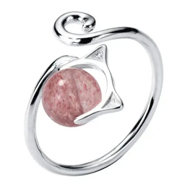 Geschenk für Katzenliebhaber: Katzenring Damen, Silber – Bild 16