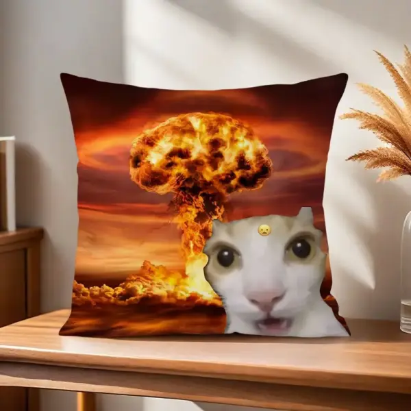 Geschenke für Katzenliebhaber: Kissenbezug mit Katzen-Memes – Bild 8
