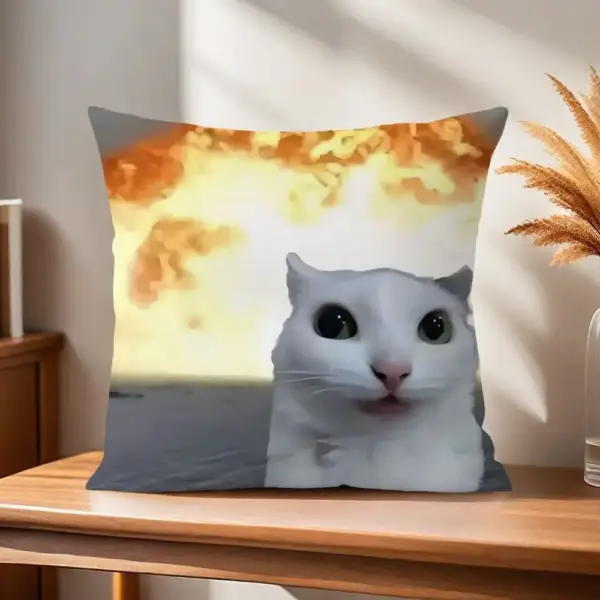 Geschenke für Katzenliebhaber: Kissenbezug mit Katzen-Memes – Bild 23