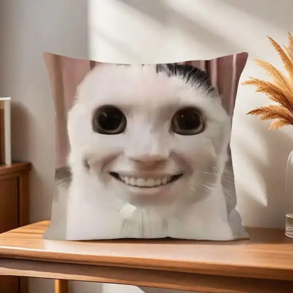 Geschenke für Katzenliebhaber: Kissenbezug mit Katzen-Memes – Bild 42