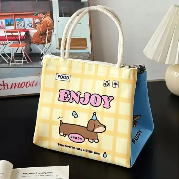 Geschenke für Katzenliebhaber: Lunchtasche mit Katzenmotiv – Bild 5