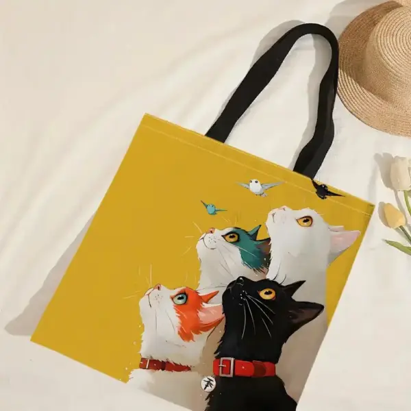 Geschenke für Katzenliebhaber: Tragetasche mit Katzenmotiv – Bild 4