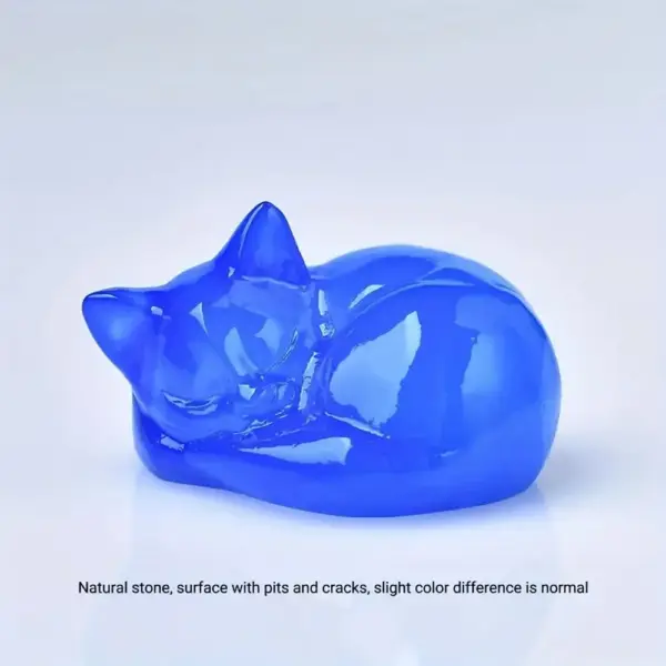 Geschenke für Katzenliebhaber: Schlafende Katze, geschnitzt – Bild 16