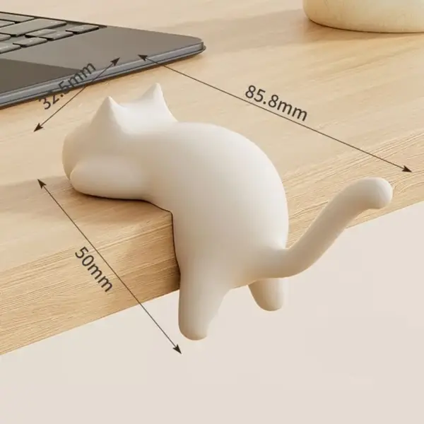 Geschenk für Katzenliebhaber: Katzen-Haken für die Tischkante – Bild 3