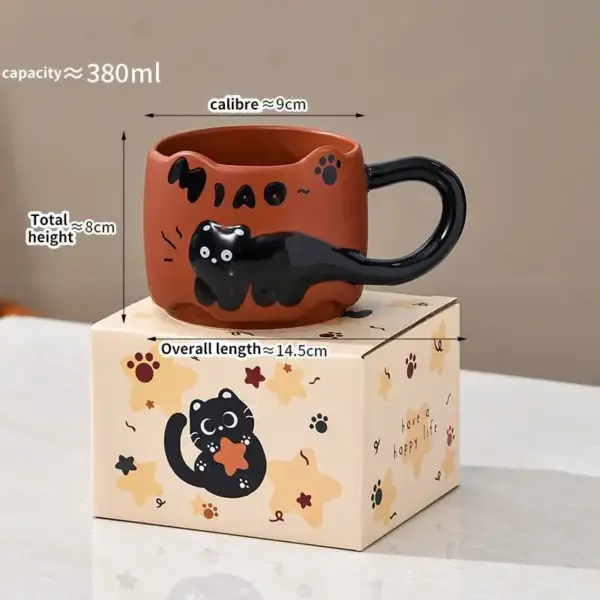 Geschenke für Katzenliebhaber: Stapelbare Tasse mit Katze – Bild 8
