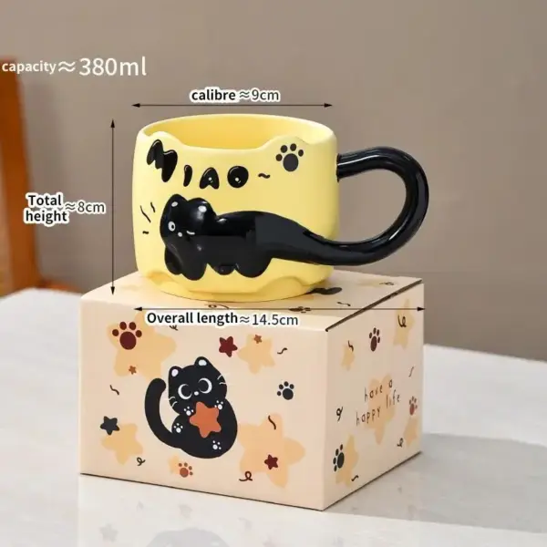 Geschenke für Katzenliebhaber: Stapelbare Tasse mit Katze – Bild 7