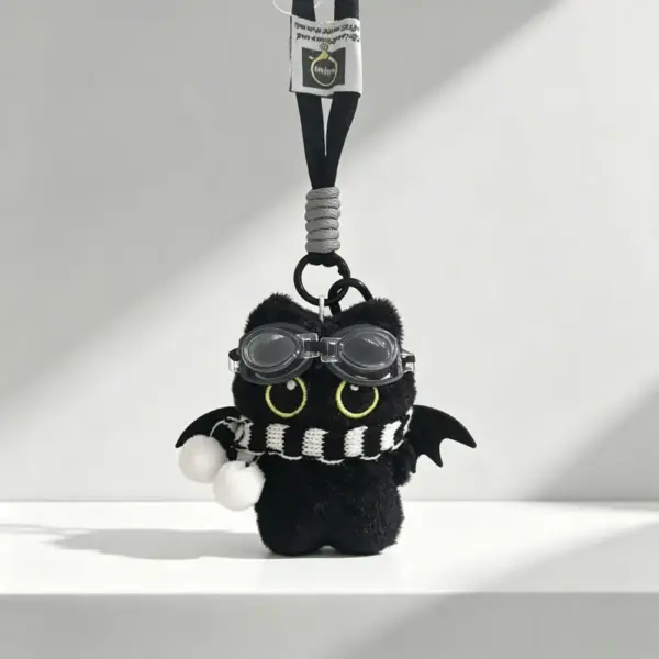 Geschenk für Katzenliebhaber: Katzen-Schlüsselanhänger mit Brille – Bild 11