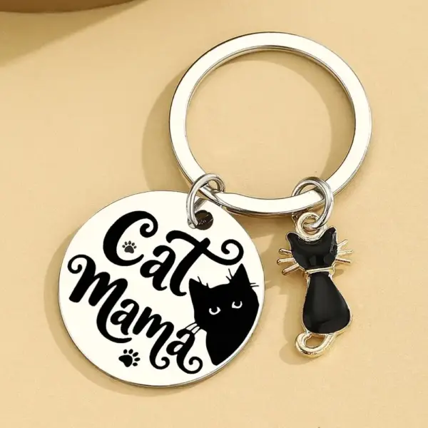 Geschenke für Katzenliebhaber: Schlüsselanhänger Cat Mama – Bild 5