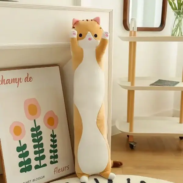 Langes Katzenkissen zum Kuscheln mit erhobenen Pfoten – Bild 4