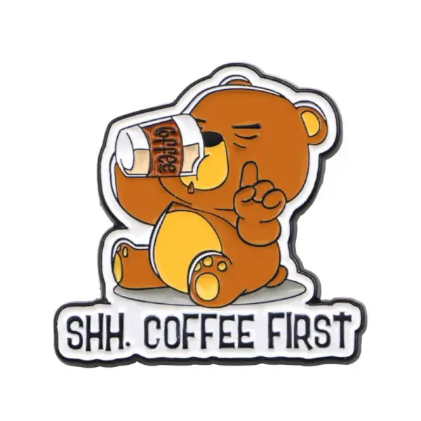 Geschenke für Katzenliebhaber: Emaille-Pins mit Kaffee-Motiven – Bild 11