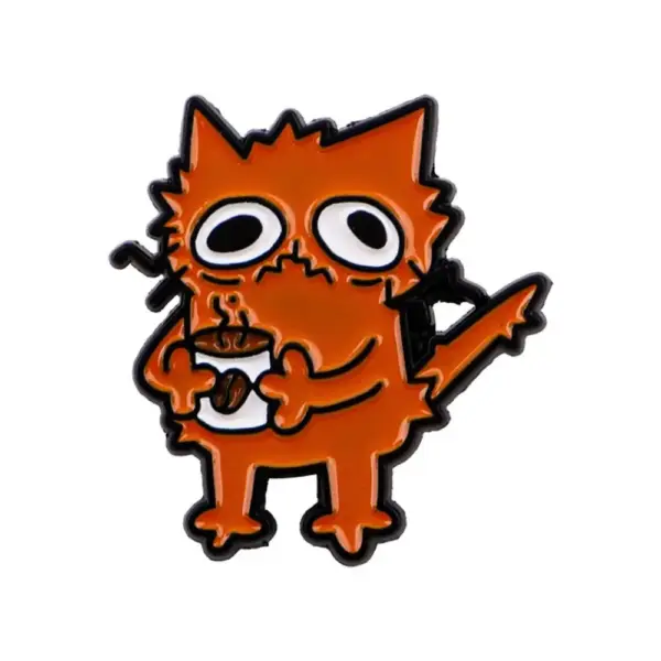 Geschenke für Katzenliebhaber: Emaille-Pins mit Kaffee-Motiven – Bild 27