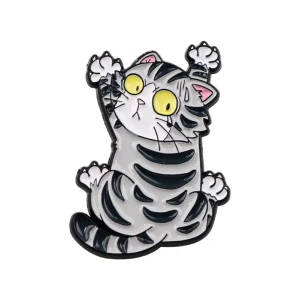 Geschenke für Katzenliebhaber: Katzen-Pins, viele Motive – Bild 15