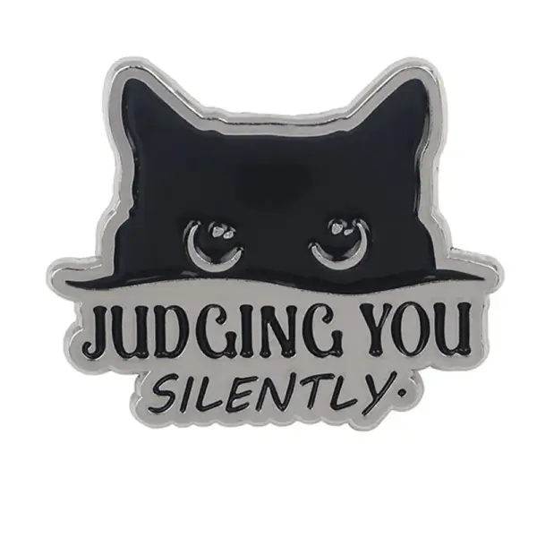 Geschenke für Katzenliebhaber: Pins mit lustigen Katzenmotiven – Bild 8