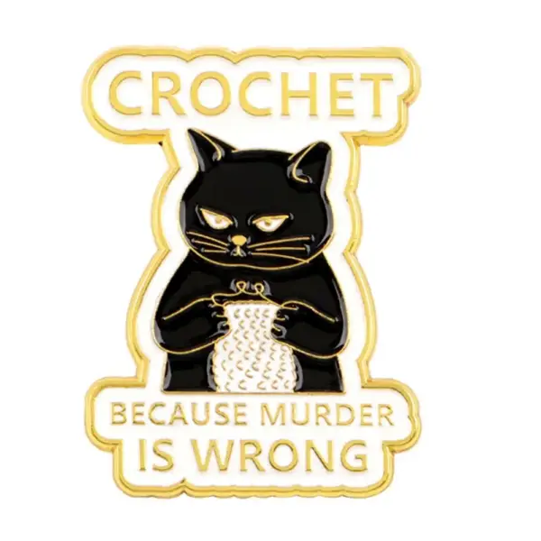 Geschenke für Katzenliebhaber: Pins mit lustigen Katzenmotiven – Bild 10