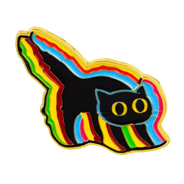 Geschenke für Katzenliebhaber: Pins mit lustigen Katzenmotiven – Bild 11