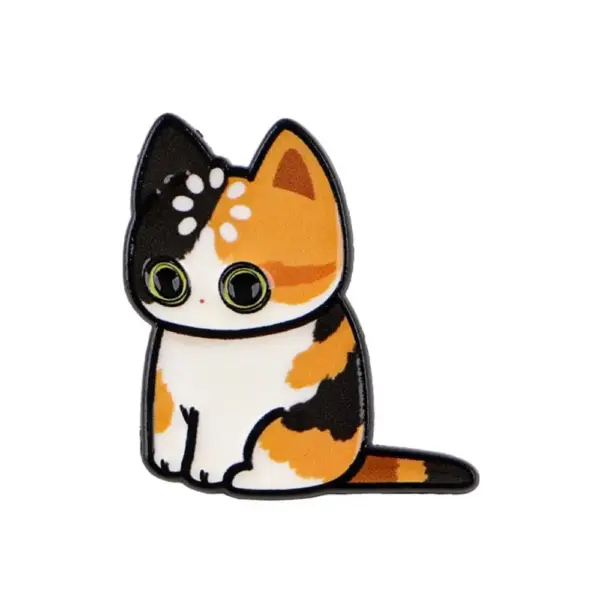 Geschenke für Katzenliebhaber: Anstecker-Set sitzende Katzen – Bild 7