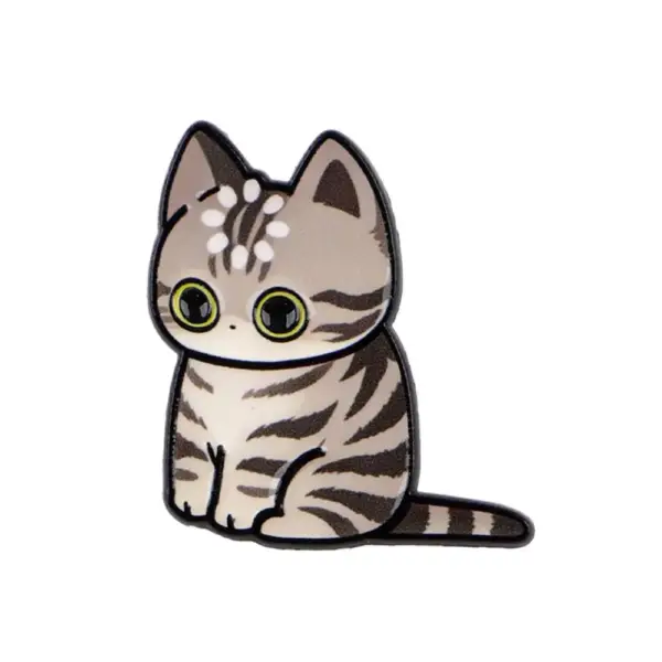 Geschenke für Katzenliebhaber: Anstecker-Set sitzende Katzen – Bild 10