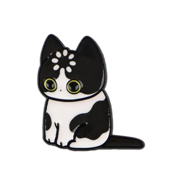 Geschenke für Katzenliebhaber: Anstecker-Set sitzende Katzen – Bild 11