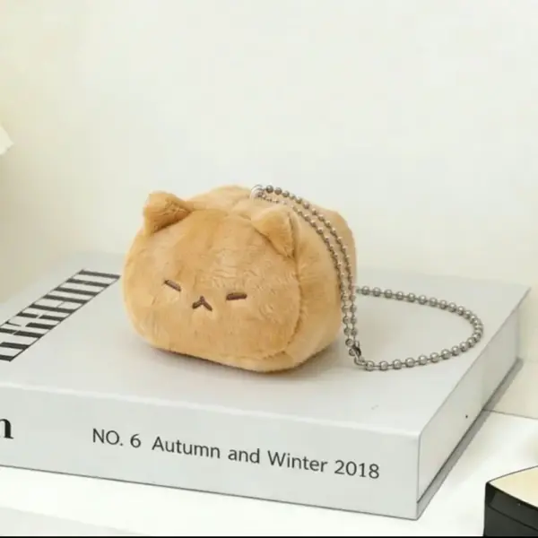 Geschenke für Katzenliebhaber: Taschenanhänger Katze eckig – Bild 3