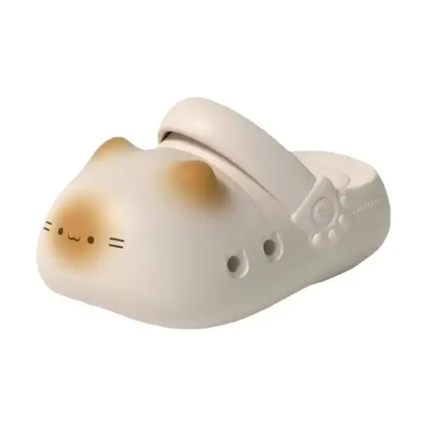 Geschenk für Katzenliebhaber: Katzen-Clogs mit Pfotensohle – Bild 3