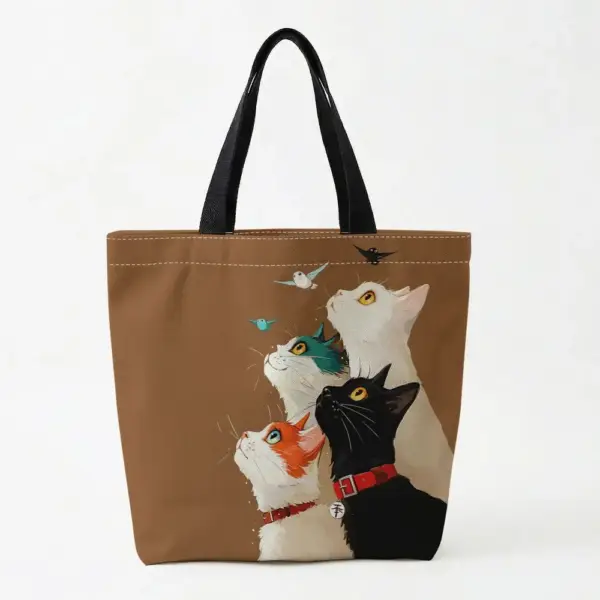 Geschenke für Katzenliebhaber: Tragetasche Katzen und Vögel – Bild 7