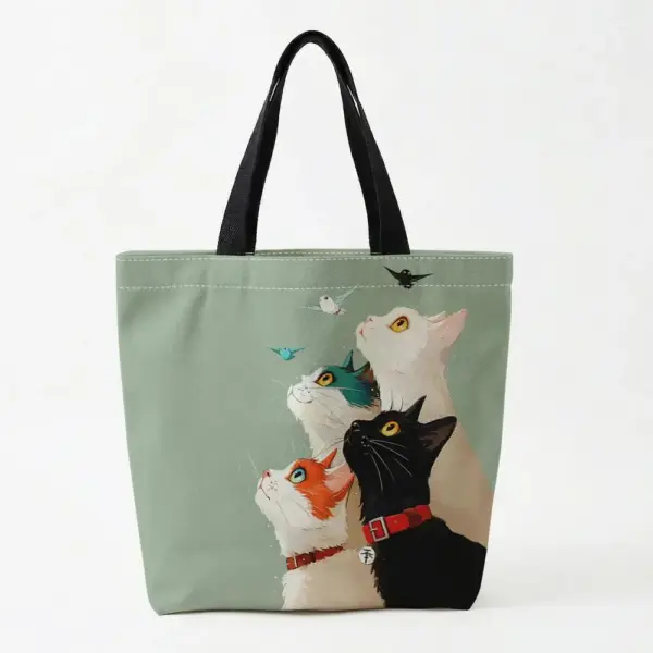 Geschenke für Katzenliebhaber: Tragetasche Katzen und Vögel – Bild 8